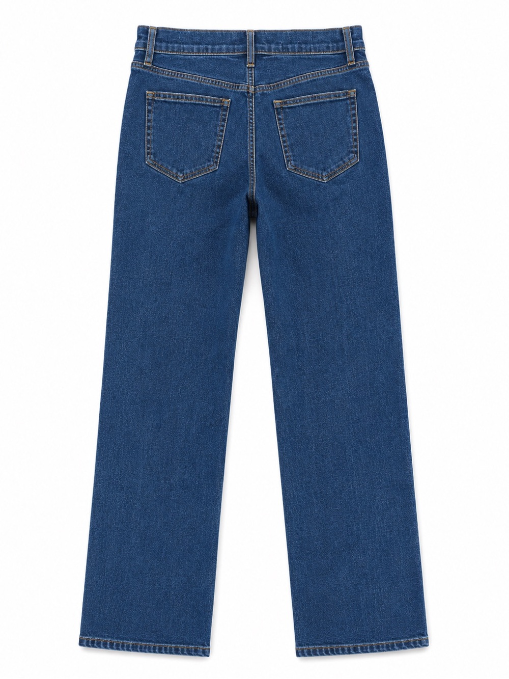 Lands' End Jeans Straight-Leg Blue size 8 - Picture 4 of 10